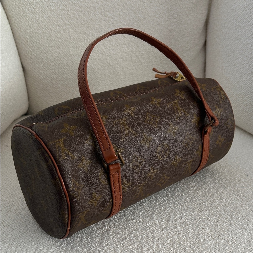 Louis Vuitton Brown Monogram Barrel Bag